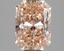 2.10 Ct. Fancy Intense Orangy Pink Radiant Lab Grown Diamond