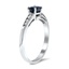 The Rheba Ring, smalltop view on a hand