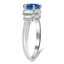 The Johnna Ring, smalltop view on a hand