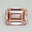 1.10 Ct. Fancy Intense Pink Emerald Lab Grown Diamond