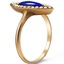 The Maliha Ring, smalltop view on a hand