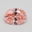 1.40 Ct. Fancy Intense Pink Oval Lab Grown Diamond