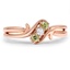 Custom Peridot and Diamond Ring