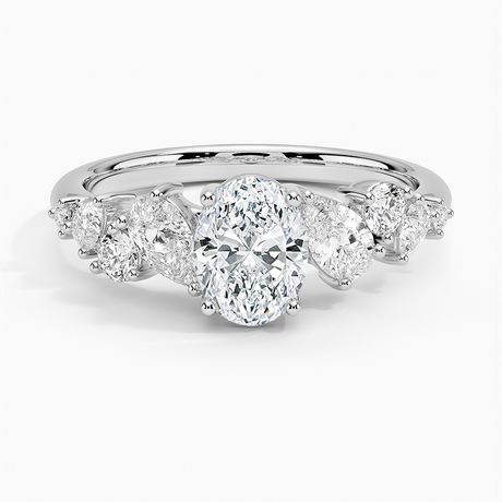 Olivetta Tapered Diamond Ring