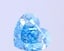 3.01 Ct. Fancy Vivid  Blue Heart Lab Grown Diamond
