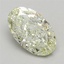 1.34 Ct. Light Greenish Yellow Oval Lab Grown Diamond