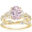 18K Yellow Gold Luxe Secret Garden Diamond Ring (3/4 ct. tw.) with Winding Willow Diamond Ring