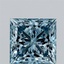 2.24 Ct. Fancy Vivid Blue Princess Lab Grown Diamond
