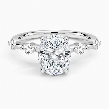 18K White Gold Aimee 1.7mm Diamond Ring