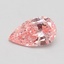 0.50 Ct. Fancy Intense Pink Pear Lab Grown Diamond