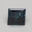 1.25 Ct. Fancy Deep Greenish Blue Princess Lab Grown Diamond
