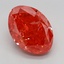 5.72 Ct. Fancy Vivid Orangy Pink Oval Lab Grown Diamond