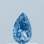 0.35 Ct. Fancy Vivid  Blue Pear Lab Grown Diamond