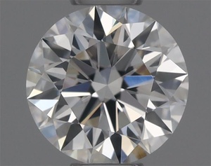 Round diamond — real photo