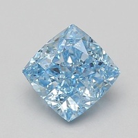 2.07 Ct. Fancy Intense Blue Cushion Lab Grown Diamond