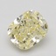 2.00 Ct. Fancy Yellow Cushion Diamond