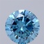 2.60 Ct. Fancy Vivid  Blue Round Lab Grown Diamond