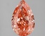 4.35 Ct. Fancy Vivid Pink Pear Lab Grown Diamond