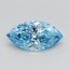 0.70 Ct. Fancy Vivid Blue Marquise Lab Grown Diamond