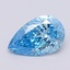 1.51 Ct. Fancy Vivid  Blue Pear Lab Grown Diamond