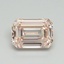 3.10 Ct. Fancy Pink Emerald Lab Grown Diamond