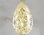 5.07 Ct. Fancy Vivid Yellow Pear Lab Grown Diamond