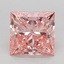 2.02 Ct. Fancy Vivid  Pink Princess Lab Grown Diamond