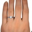 The Dorian Ring, smallzoomed in top view on a hand