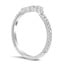 French Pavé Diamond Contour Ring, smallside view