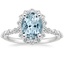 18K White Gold Marseille Halo Diamond Ring (1/2 ct. tw.), smalltop view