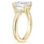 18K Yellow Gold Petite Rhiannon Three Stone Diamond Ring (1/4 ct. tw.), smallside view