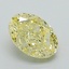 1.14 Ct. Fancy Intense Yellow Oval Lab Grown Diamond