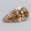 3.07 Ct. Light  Brown Pear Lab Grown Diamond