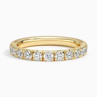 Anthology Half Coverage Lab Diamond Ring  (2/3 ct. tw.) in 18K Yellow Gold