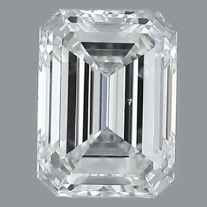 Emerald diamond — real photo