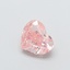 0.64 Ct. Fancy Intense  Pink Heart Lab Grown Diamond