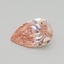0.51 Ct. Fancy Intense Pink Pear Lab Grown Diamond