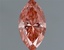 0.41 Ct. Fancy Vivid Pink Marquise Lab Grown Diamond