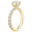 18K Yellow Gold Ellora Three-Quarter Coverage Diamond Ring, smallside view