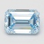 4.05 Ct. Fancy Vivid Blue Emerald Lab Grown Diamond