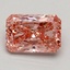 1.61 Ct. Fancy Vivid Pink Radiant Lab Grown Diamond