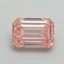 1.03 Ct. Fancy Vivid Pink Emerald Lab Grown Diamond