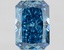 1.32 Ct. Fancy Vivid Blue Radiant Lab Grown Diamond