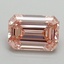 2.02 Ct. Fancy Vivid Pink Emerald Lab Grown Diamond