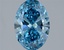 2.11 Ct. Fancy Vivid Blue Oval Lab Grown Diamond