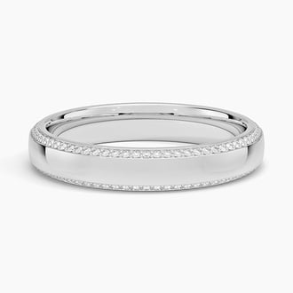 Avalon Eternity Diamond 4mm Wedding Ring (1/3 ct. tw.) in Platinum