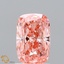 1.15 Ct. Fancy Vivid  Pink Cushion Lab Grown Diamond