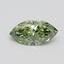 1.02 Ct. Fancy Vivid Green Marquise Lab Grown Diamond