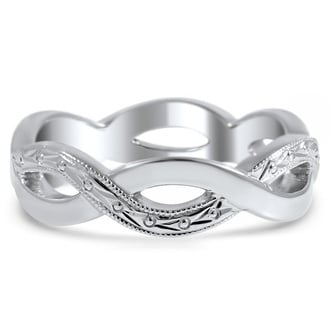Custom Engraved Infinity Band