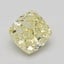 1.50 Ct. Fancy Yellow Cushion Diamond